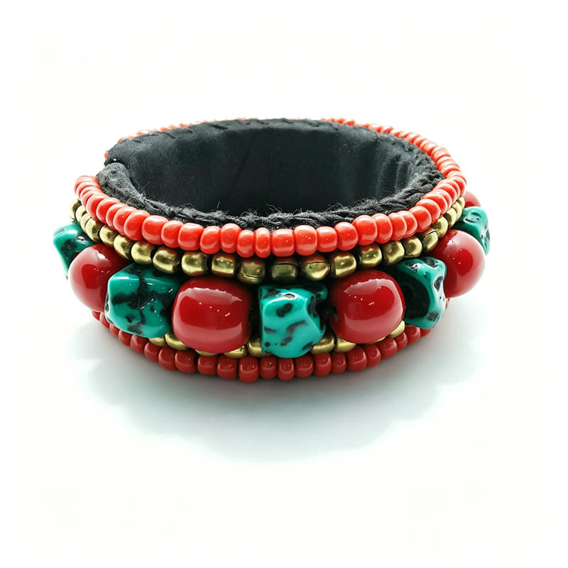 กำไลข้อมือทำมือสไตล์ทิเบต ประด - Ethnic Fashion Com บทวิจารณ์และราคา
