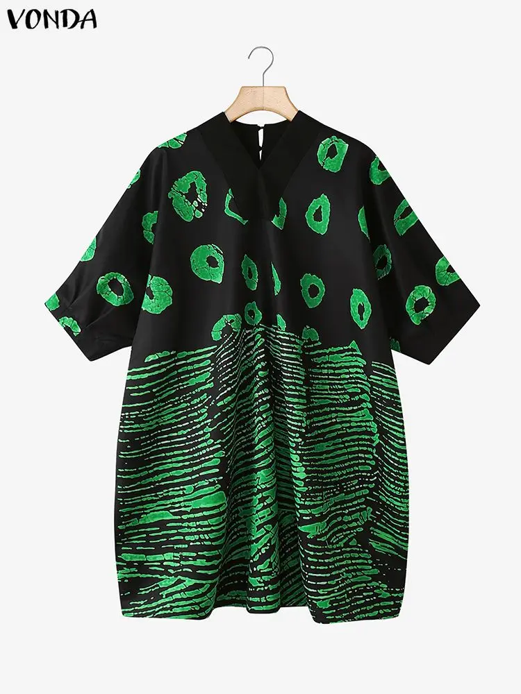 ชุดเดรสสั้นไซส์ใหญ่ VONDA 5XL  - Ethnic Gown บทวิจารณ์และราคา