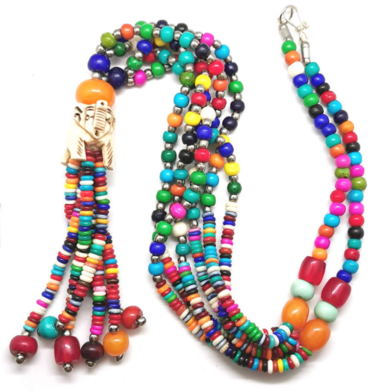 เครื่องประดับทิเบต Rainbow Yak - Ethnic Fashion Com บทวิจารณ์และราคา