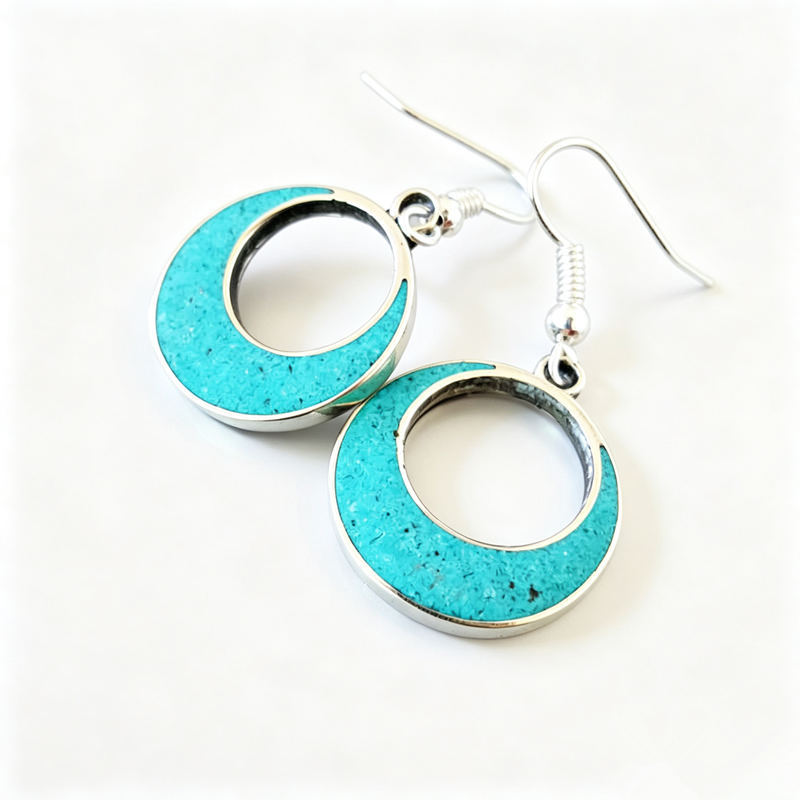 ต่างหูวินเทจลายชนเผ่า ต่างหูวง - Ethnic Fashion Com บทวิจารณ์และราคา