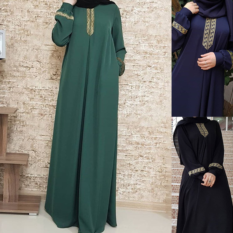 ชุดเดรสดูไบสำหรับผู้หญิงชุดเดร - Ethnic Gown บทวิจารณ์และราคา