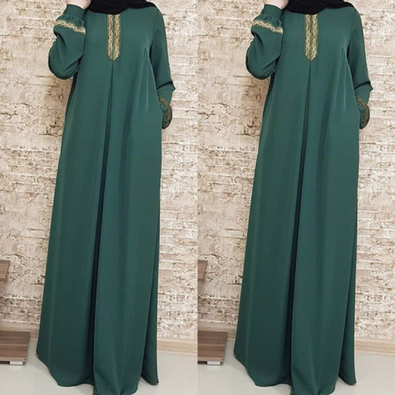 ชุดเดรสดูไบสำหรับผู้หญิงชุดเดร - Ethnic Gown บทวิจารณ์และราคา