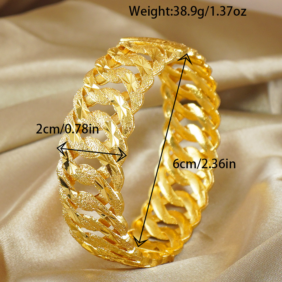 สร้อยข้อมือคิวบาแบบเปิดได้ย้อน - Ethnic Fashion Wear For Women บทวิจารณ์และราคา
