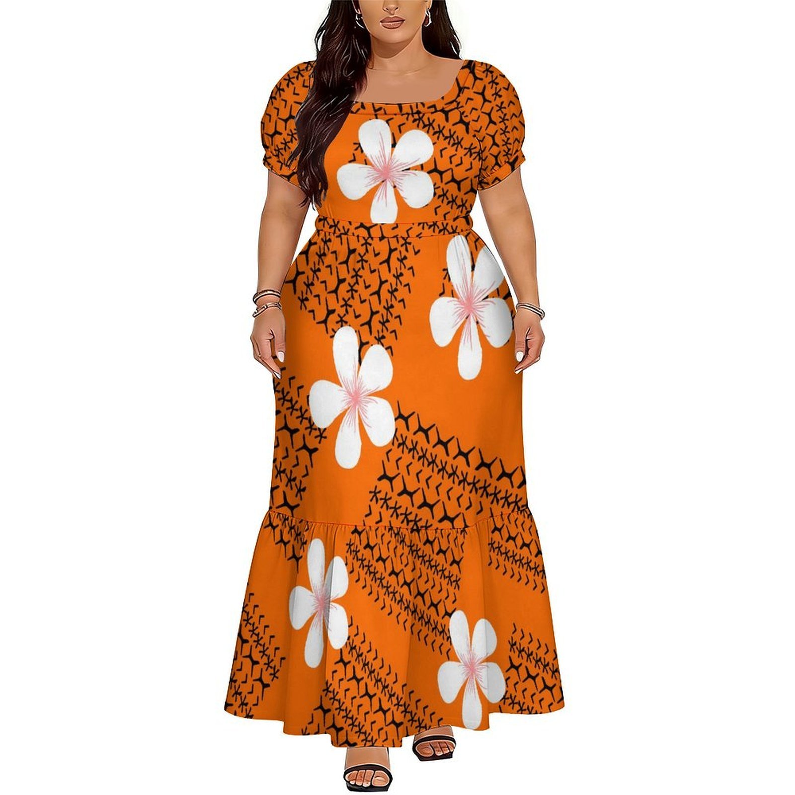 ชุดเดรสยาวสไตล์โพลินีเซียน ซาม - Ethnic Gown บทวิจารณ์และราคา