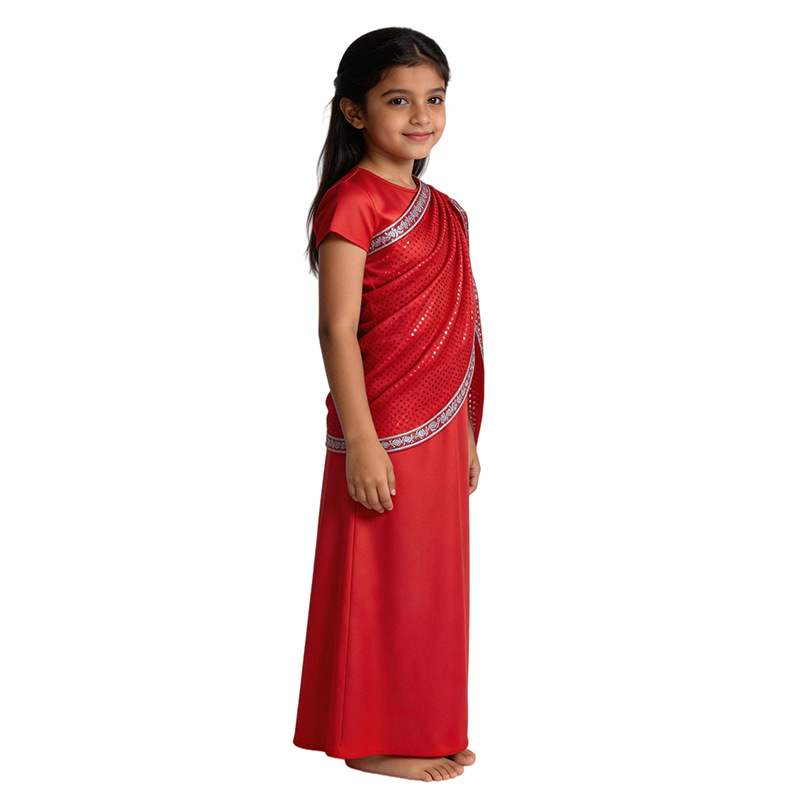 ชุดเดรสเด็กผู้หญิงสไตล์อินเดีย - Ethnic Gown บทวิจารณ์และราคา