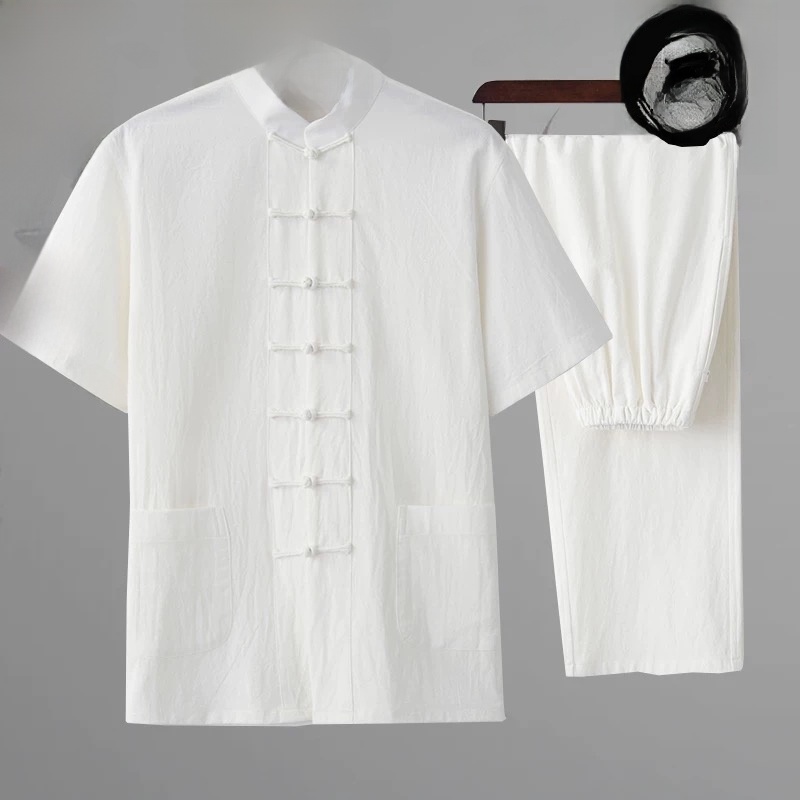 ชุดฮันฝูผ้าฝ้ายลินินสำหรับฤดูร - Ethnic Wear Men'S Fashion บทวิจารณ์และราคา