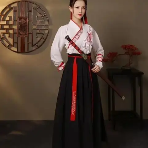 ชุดฮั่นฝูสำหรับผู้หญิง ชุดฮั่น - Ethnic Style Dresses บทวิจารณ์และราคา