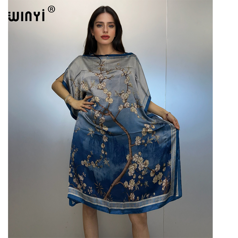WINYI ชุดคาฟทันฤดูร้อน ชุดเดรส - Ethnic Gown บทวิจารณ์และราคา