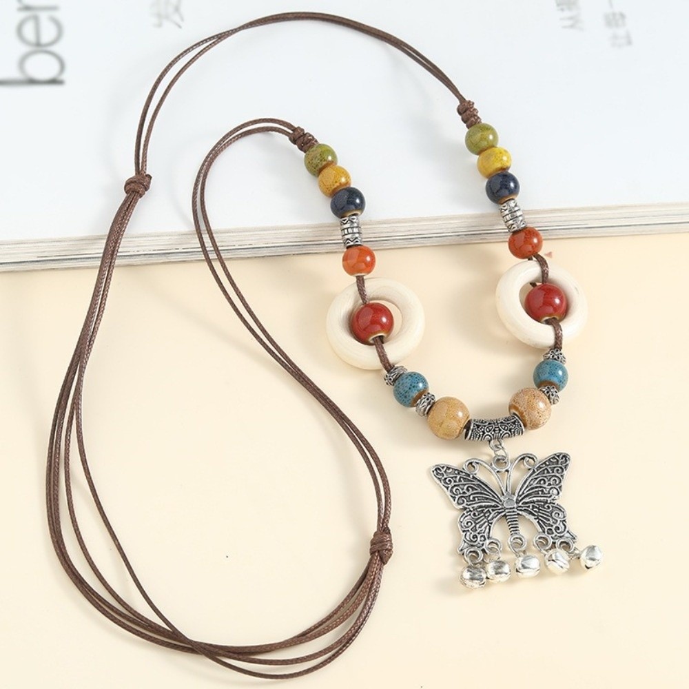 จี้ผีเสื้อสไตล์ชาติพันธุ์ ความ - Ethnic Wear Fashion Designer บทวิจารณ์และราคา