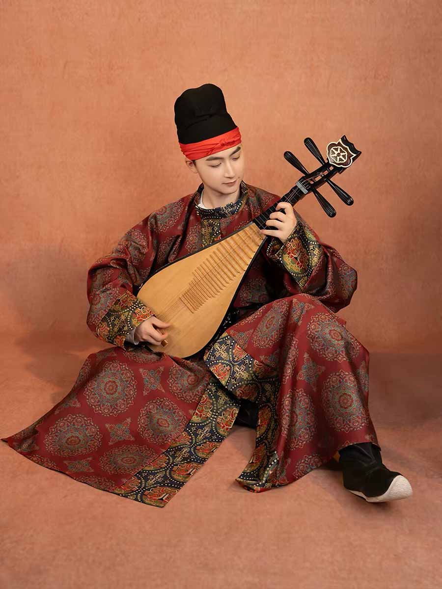 ชุดฮั่นฝูโบราณสำหรับผู้ชาย ลาย - Ethnic Gown บทวิจารณ์และราคา