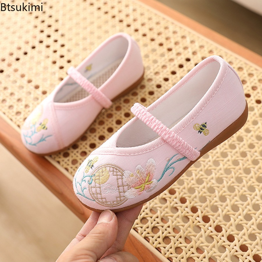 รองเท้าผ้าใบฮั่นฝูสำหรับเด็ก ล - Ethnic Style Dresses บทวิจารณ์และราคา
