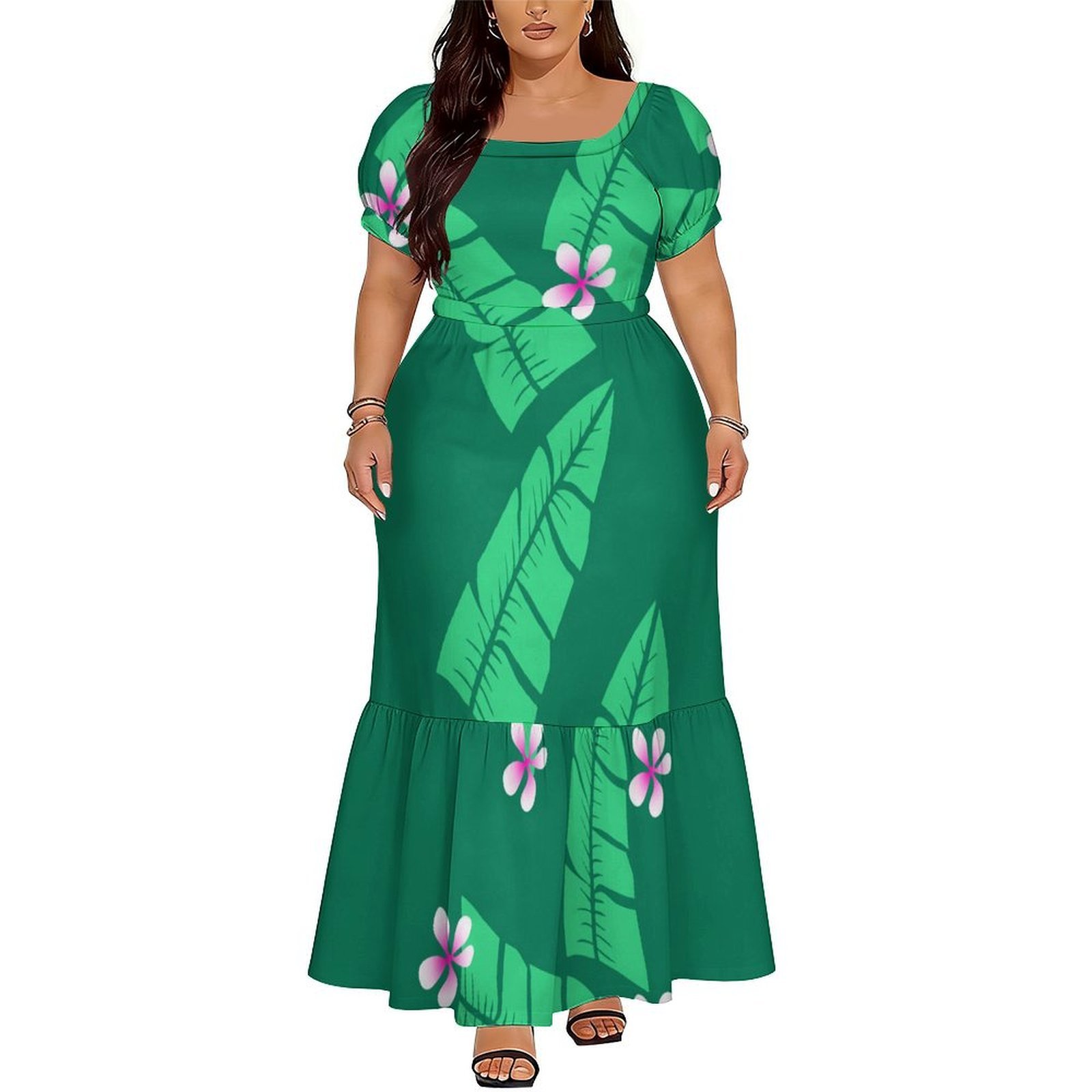 ชุดเดรสแขนสั้นผู้หญิงสไตล์โพลิ - Ethnic Style Dresses บทวิจารณ์และราคา